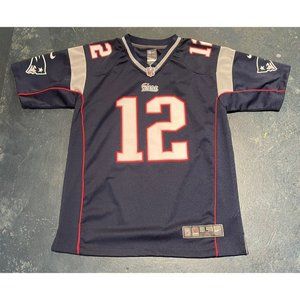 Tom Brady New England Patriots NFL Jersey Nike On Field Size: Youth Large 14/16